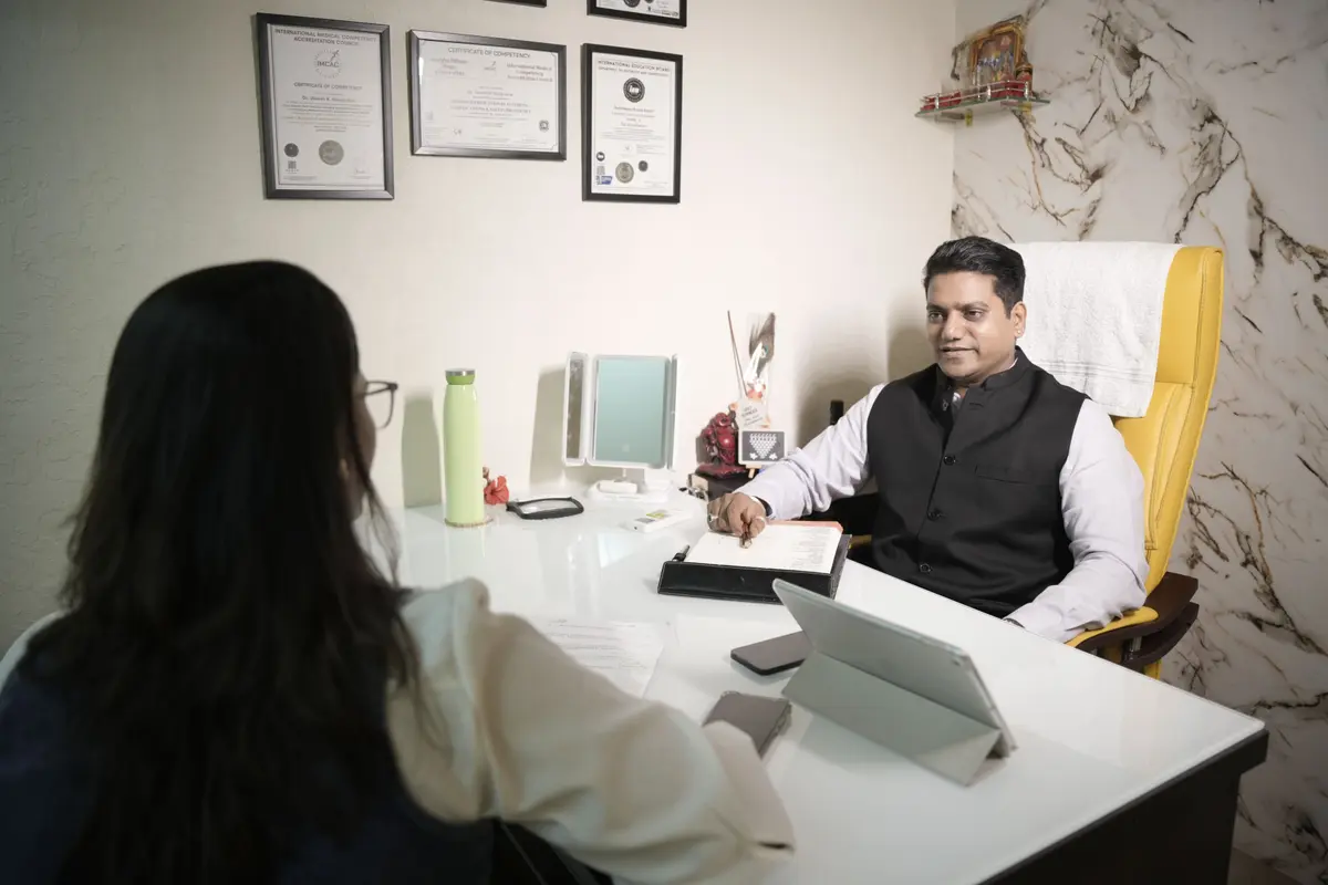 Dr Dinesh K. Manjrekar at Carewell Clinic — slide 2